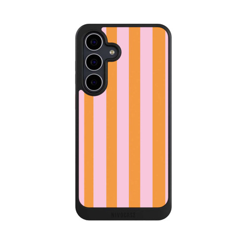 Samsung Galaxy S25 FE NIVOcore Orange And Pink Stripes