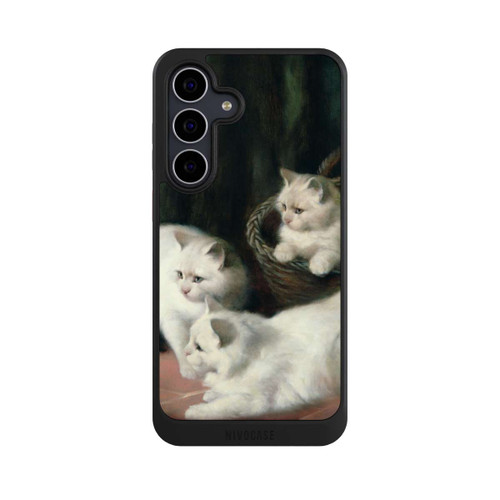 Samsung Galaxy S25 FE NIVOcore Three White Angora Kittens