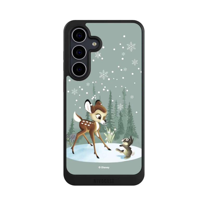 Galaxy S25 FE NIVOcore Bambi et Panpan Monde Hivernal