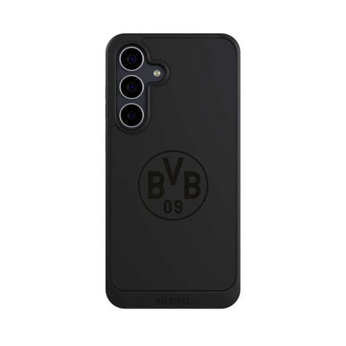 Samsung Galaxy S25 FE NIVOcore BVB Logo Schwarz Transparent