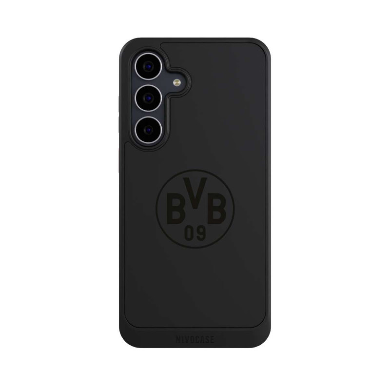 Galaxy S25 FE NIVOcore BVB Logo Schwarz Transparent