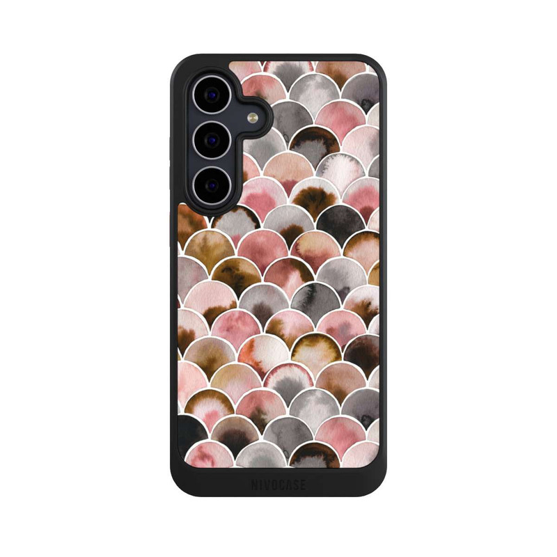 Galaxy S25 FE NIVOcore Japandi Scales Pink Brown
