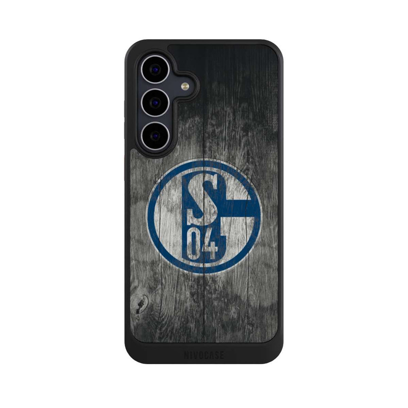 Galaxy S25 FE NIVOcore Schalke 04 Holz Look