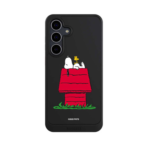 Samsung Galaxy S25 FE NIVOcore Snoopy and Woodstock Classic transparent