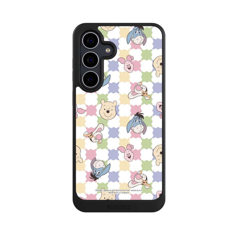 Galaxy S25 FE NIVOcore Winnie Puuh und Freunde farbenfrohes Muster