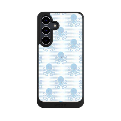 Samsung Galaxy S25 FE NIVOcore Blue Watercolor Octopus