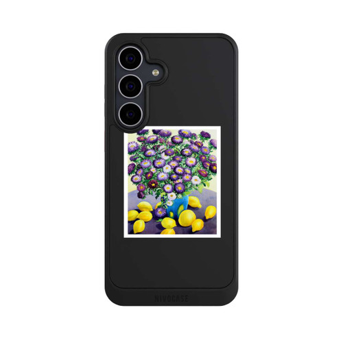 Samsung Galaxy S25 FE NIVOcore Purple Asters and Lemons by Christopher Ryland