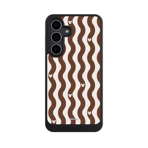 Samsung Galaxy S25 FE NIVOcore Micky Muster Braune Wellen