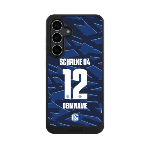 Samsung Galaxy S25 FE NIVOcore Schalke 04 Trikot Personalisierbar 25-26