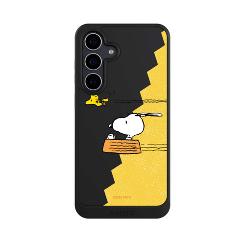 Samsung Galaxy S25 FE NIVOcore Peanuts-Snoopy und Woodstock Transparent
