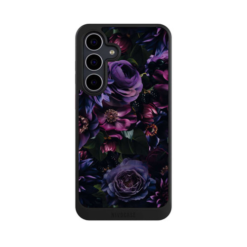 Samsung Galaxy S25 FE NIVOcore Dunkle Lila Blüten 