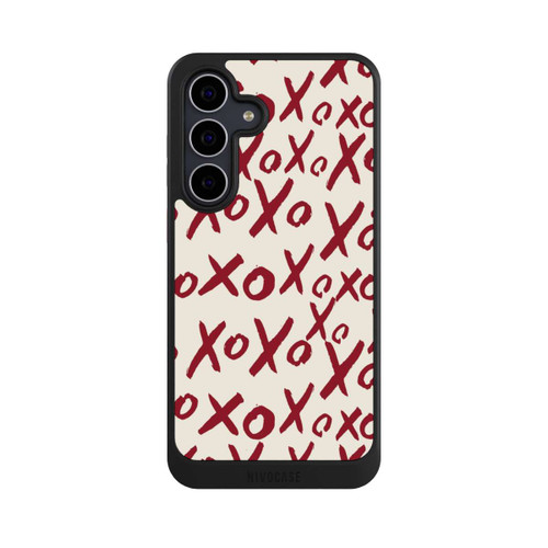 Samsung Galaxy S25 FE NIVOcore XOXO Love Pattern Beige