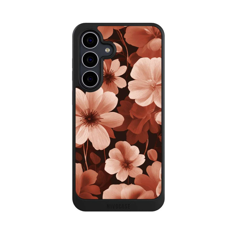 Galaxy S25 FE NIVOcore Rote Negativblumen mit KI
