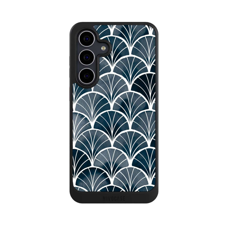 Galaxy S25 FE NIVOcore Botanische Brise Art Deco Grau
