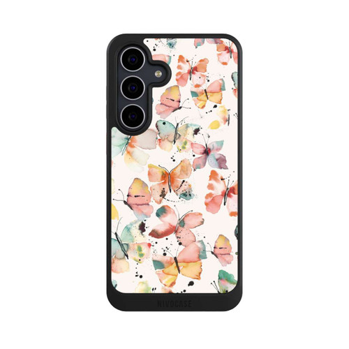 Samsung Galaxy S25 FE NIVOcore Sanfte Schmetterlinge Muster