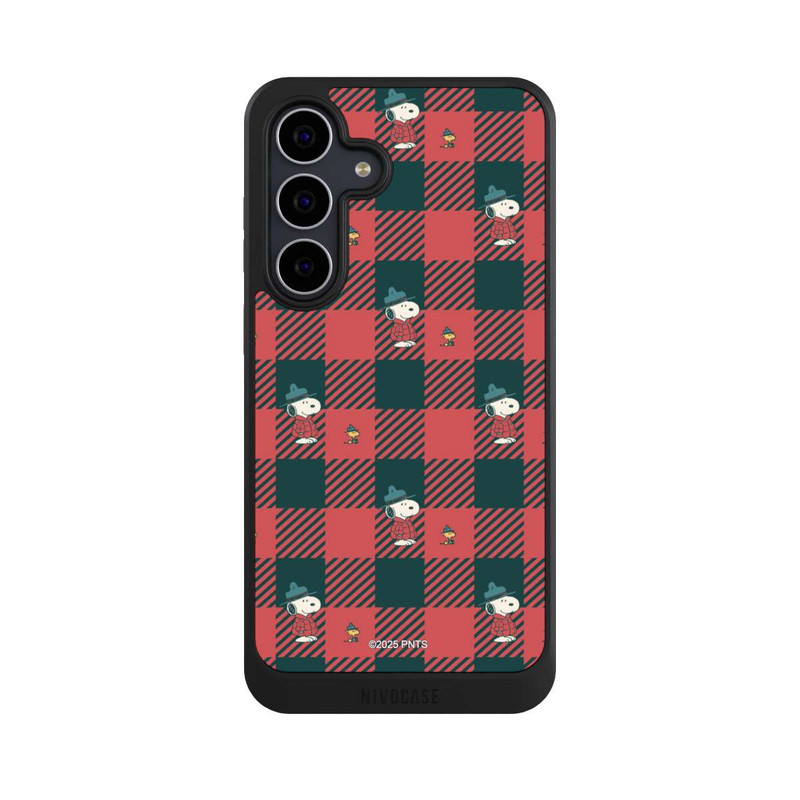 Galaxy S25 FE NIVOcore Peanuts Red Tartan Pattern