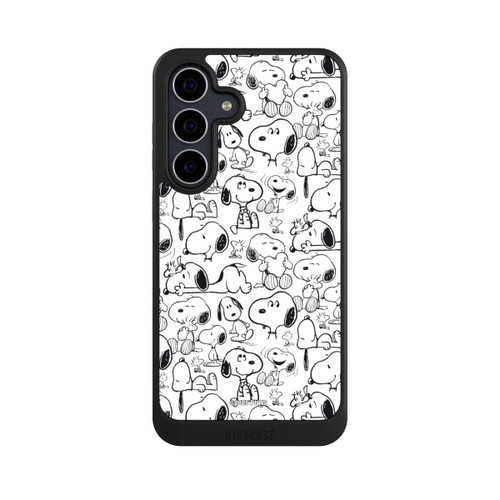 Samsung Galaxy S25 FE NIVOcore Classic Snoopy Pattern White
