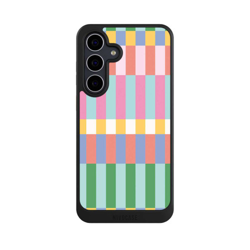 Samsung Galaxy S25 FE NIVOcore Checked Theme Pastel