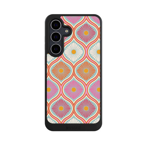 Samsung Galaxy S25 FE NIVOcore Groovy 70s Retro Mod Flower Power