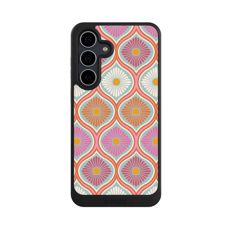 Galaxy S25 FE NIVOcore Groovy 70s Retro Mod Flower Power