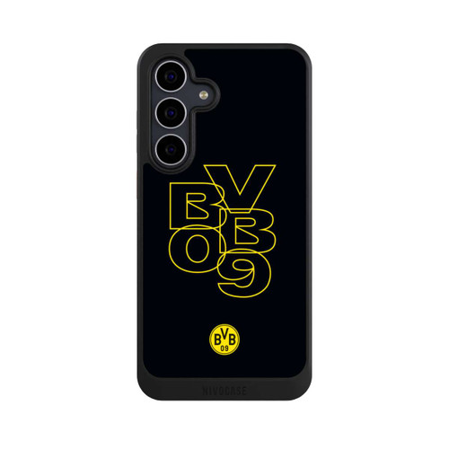 Samsung Galaxy S25 FE NIVOcore BVB09 Gelb Schwarz