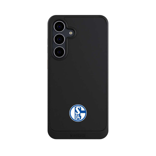 Samsung Galaxy S25 FE NIVOcore FC Schalke 04 Logo Klein Transparent