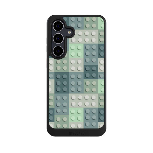 Samsung Galaxy S25 FE NIVOcore Grünes Blockmuster