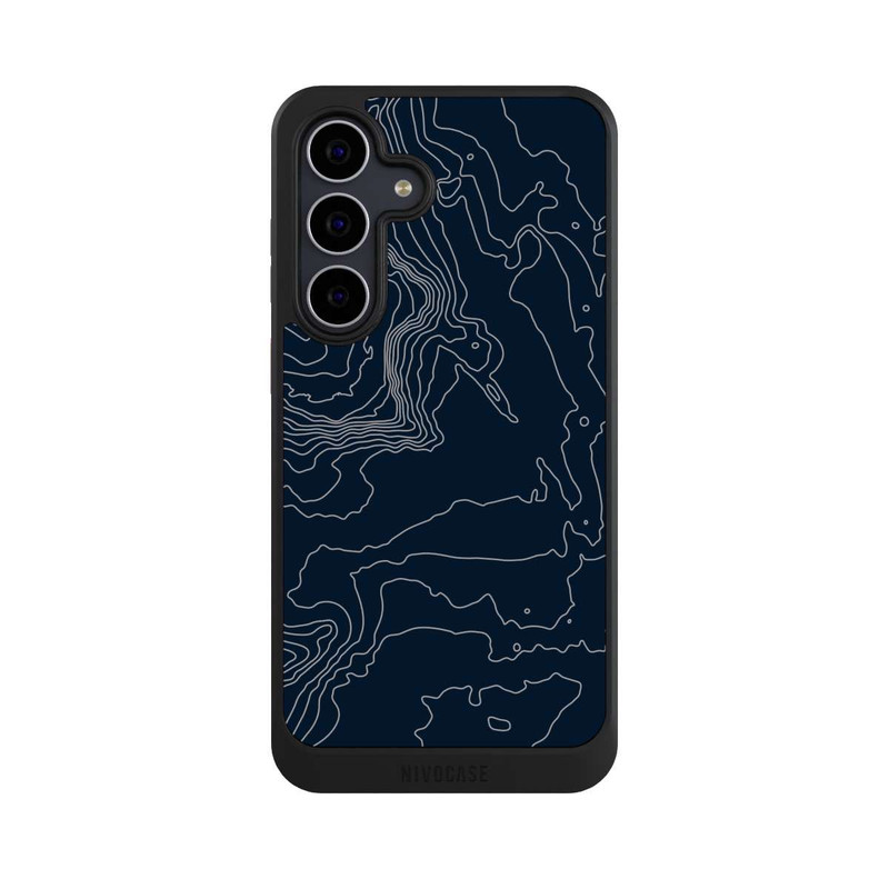 Galaxy S25 FE NIVOcore Berg Höhenlinien Dunkel