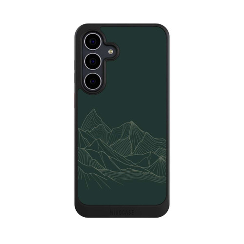 Samsung Galaxy S25 FE NIVOcore Berg Line Art Grün