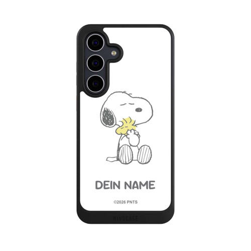 Samsung Galaxy S25 FE NIVOcore Snoopy And Woodstock Cuddling Personalisierbar