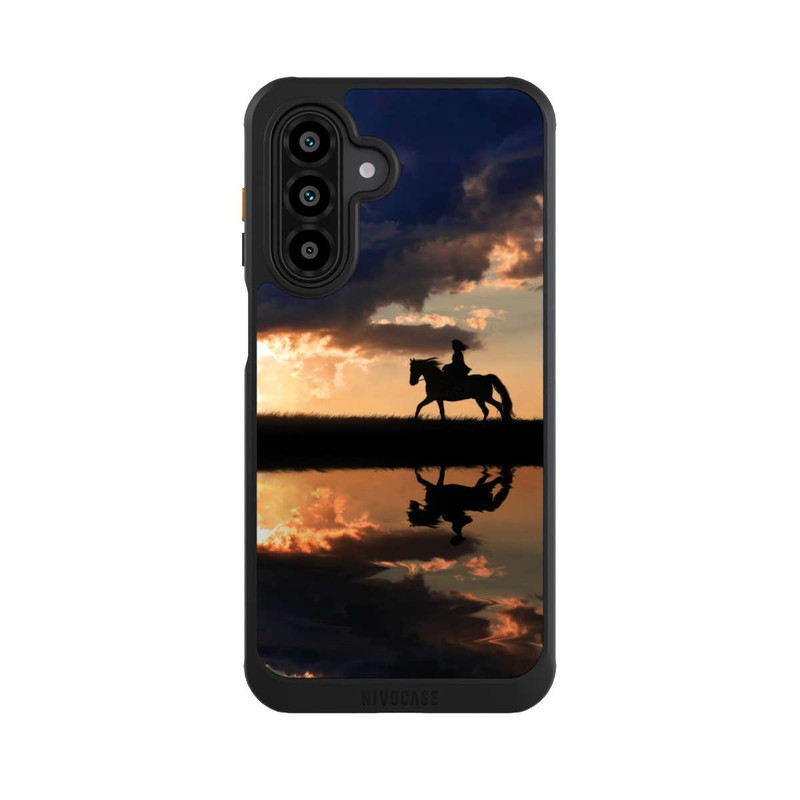 Galaxy A17 5G NIVOcore Randonnée à Cheval au Crépuscule