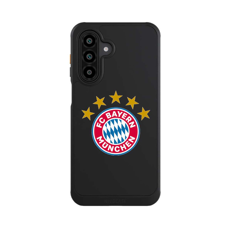 Galaxy A17 5G NIVOcore Logo FCB avec Étoiles - sans Fond