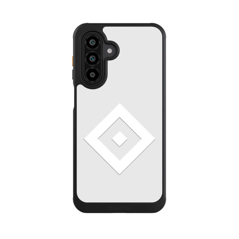 Galaxy A17 5G NIVOcore Rauten Logo auf HSV Grau