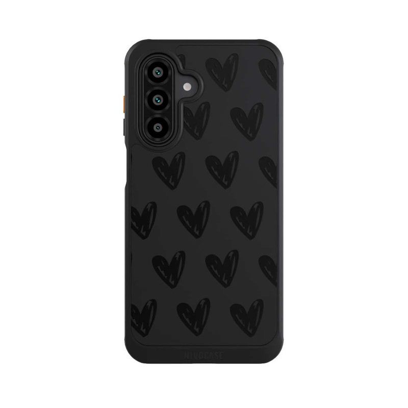 Galaxy A17 5G NIVOcore Herzen Schwarz ohne Hintergrund