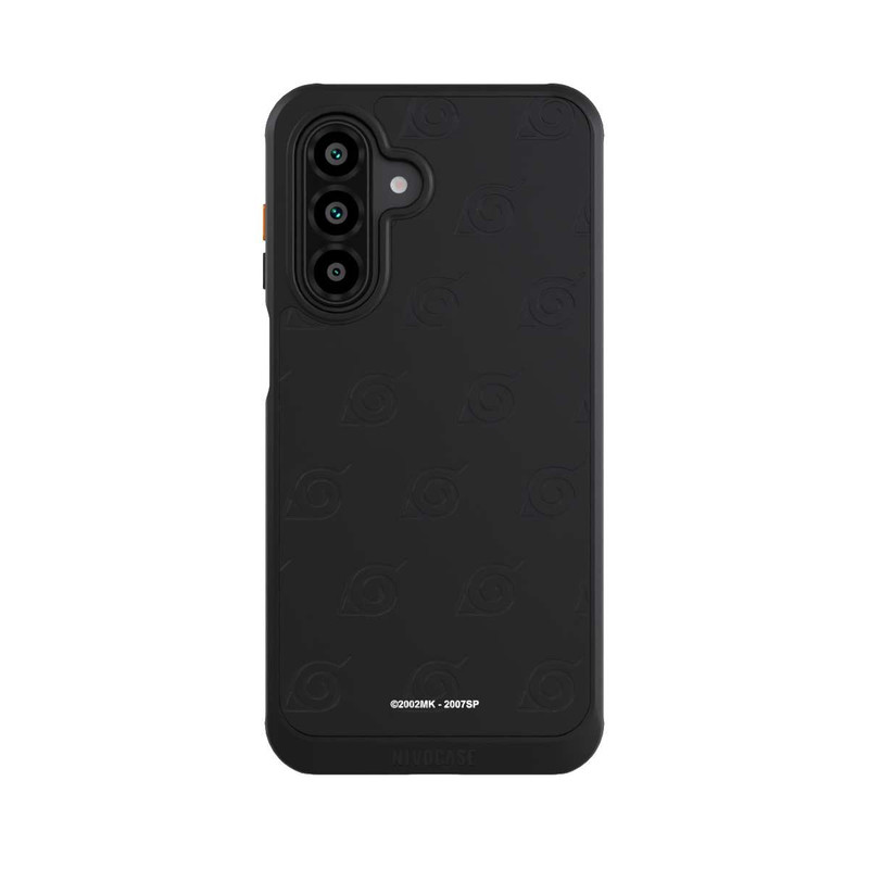 Galaxy A17 5G NIVOcore Black Konoha Pattern Transparant