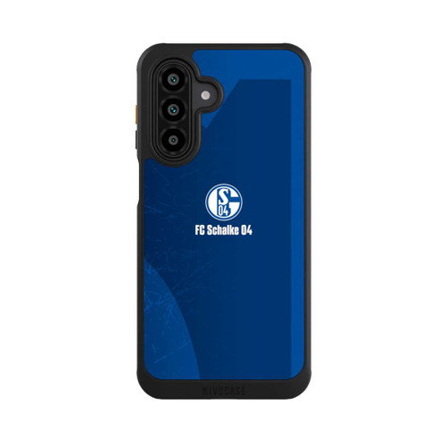Samsung Galaxy A17 5G NIVOcore Schalke 04 Blauer Hintergrund Mit Logo