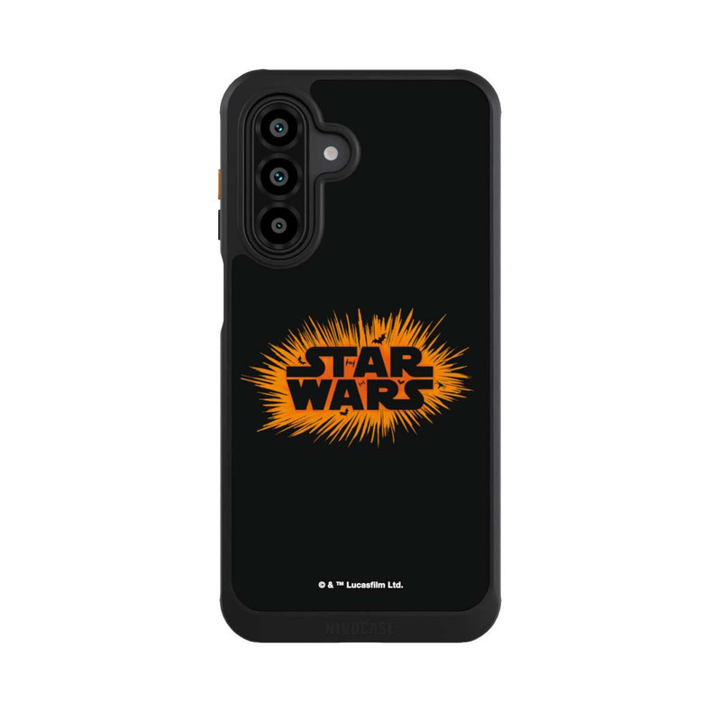 Galaxy A17 5G NIVOcore Star Wars Logo Orange Halloween Explosion