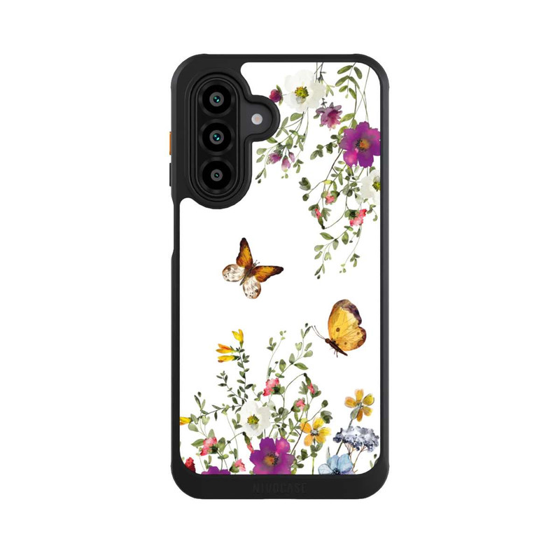 Galaxy A17 5G NIVOcore Schmetterlinge und bunte Blumen