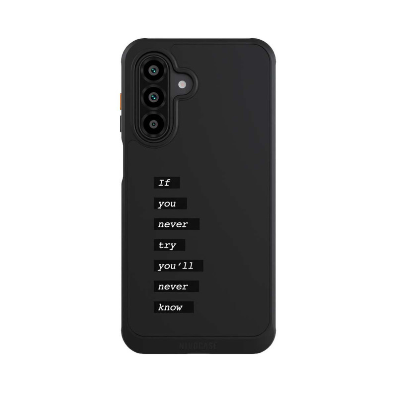 Galaxy A17 5G NIVOcore If You Try Black Transparent