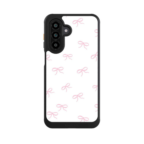 Samsung Galaxy A17 5G NIVOcore Schleifen Muster Rosa Weiß