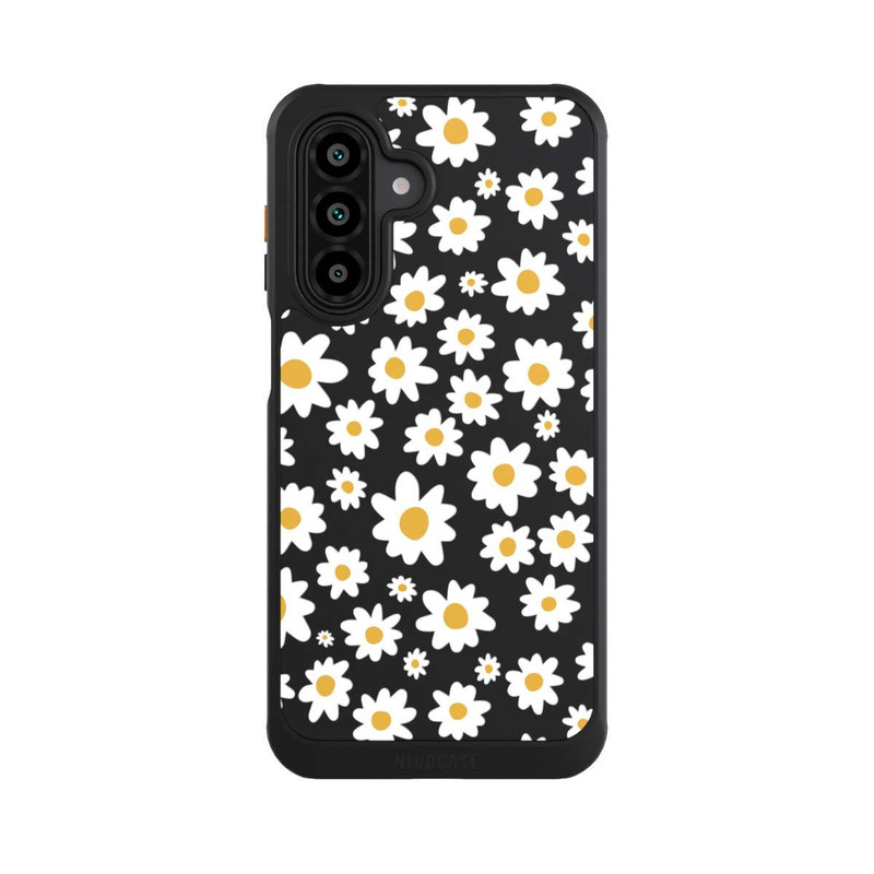 Galaxy A17 5G NIVOcore Daisy Flower Seamless Pattern Transparent