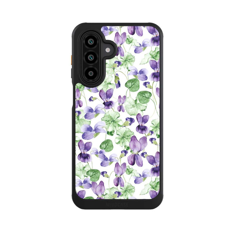 Galaxy A17 5G NIVOcore Purple Wildflowers Pattern Watercolor