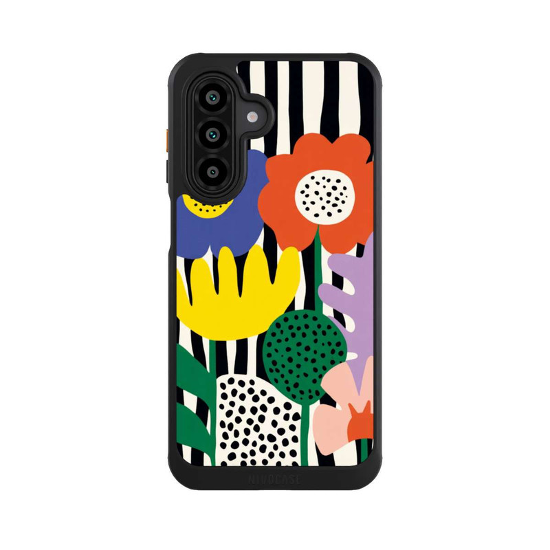 Galaxy A17 5G NIVOcore Flowers Striped Background