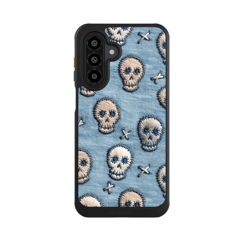 Galaxy A17 5G NIVOcore Skulls on Jeans Pattern
