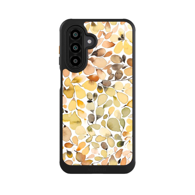 Galaxy A17 5G NIVOcore Eukalyptus Aquarellblätter Braun Herbst