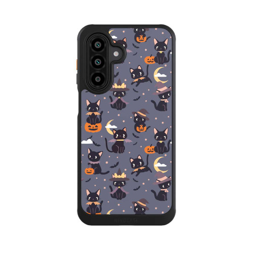 Samsung Galaxy A17 5G NIVOcore Cute Halloween Witch Cats and Pumpkins
