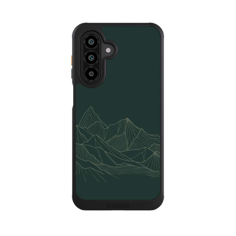Galaxy A17 5G NIVOcore Berg Line Art Grün