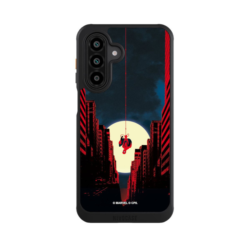 Galaxy A17 5G NIVOcore Spider-Man Marvel between Skyscrapers
