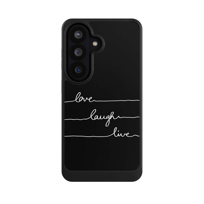 Galaxy S26 NIVOcore Love Laugh Live weiß/schwarz