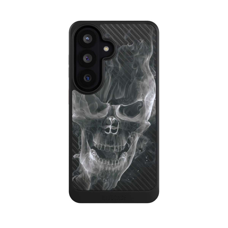 Galaxy S26 NIVOcore rauchender Totenkopf Carbon